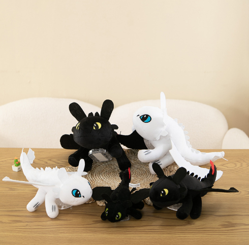 【🔥Year-end clearance】Stuffed cartoon black and white dragon plush toy🎁