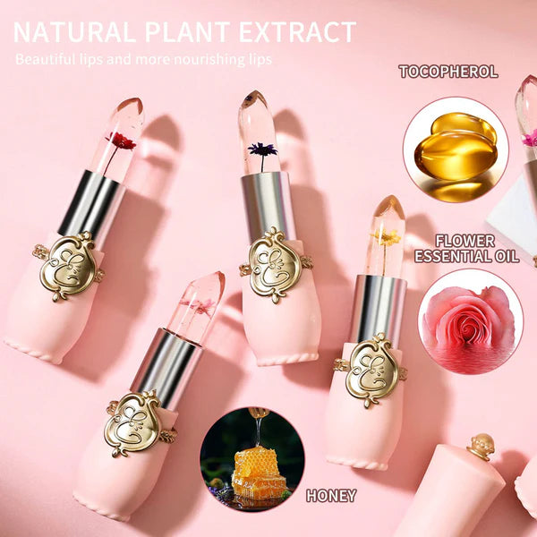 💕💕/6 Pcs/Set Flower Jelly Temperature Color Change Charming Women Lipstick /❤️