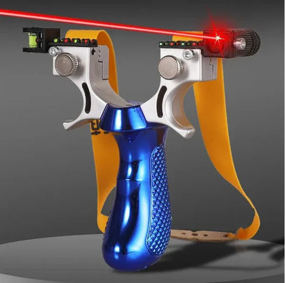 【🔥HOT SALE】Outdoor Shooting Multi-Color Resin Laser Slingshot Precision Hunting Package Competitive Sports Entertainment Catapult🎁