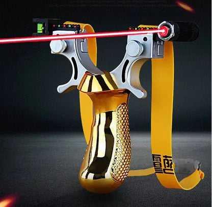 【🔥HOT SALE】Outdoor Shooting Multi-Color Resin Laser Slingshot Precision Hunting Package Competitive Sports Entertainment Catapult🎁