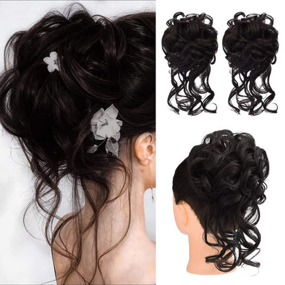 【🎁New Year Special】Messy Curly Hair Bun