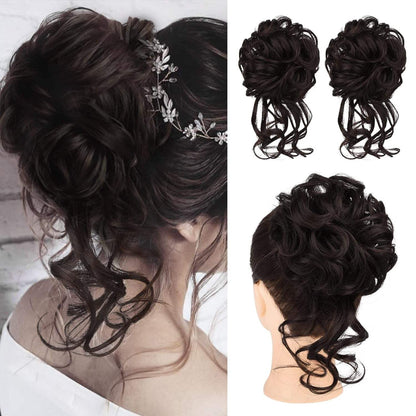 【🎁New Year Special】Messy Curly Hair Bun