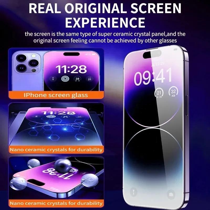 📱iPhone Invisible Artifact Screen Protector | dust free without bubbles HD film