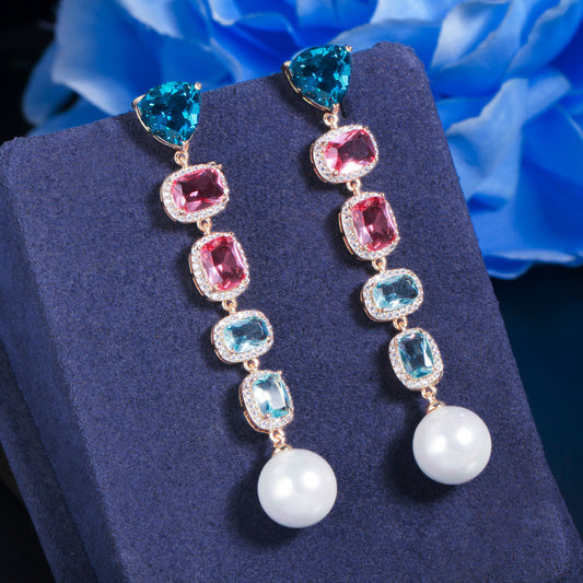 💎Radiant Beauty, Illuminating Elegance/Elegant Gemstone Earrings with Graceful Charm✨