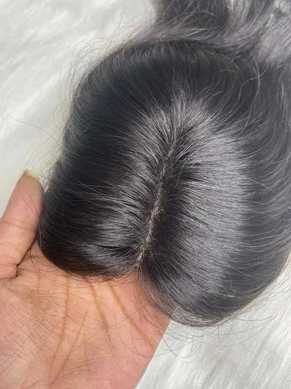 Mini Scalp Topper  2x3 Silk Base Hair Topper